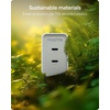 image:imageMophie Speedport70 GAN USBC Charger Block  70W Fast Wall Charger 2 USBC PD Ports Compact Foldable Prongs Made with Recycled Materials for Smartphones Tablets Headphones67W
